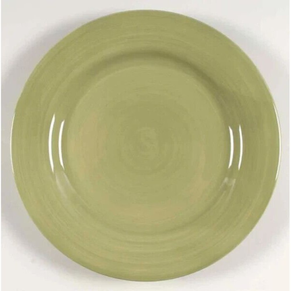 Tabletops Unlimited Avellino Celery Green Dinner Plate